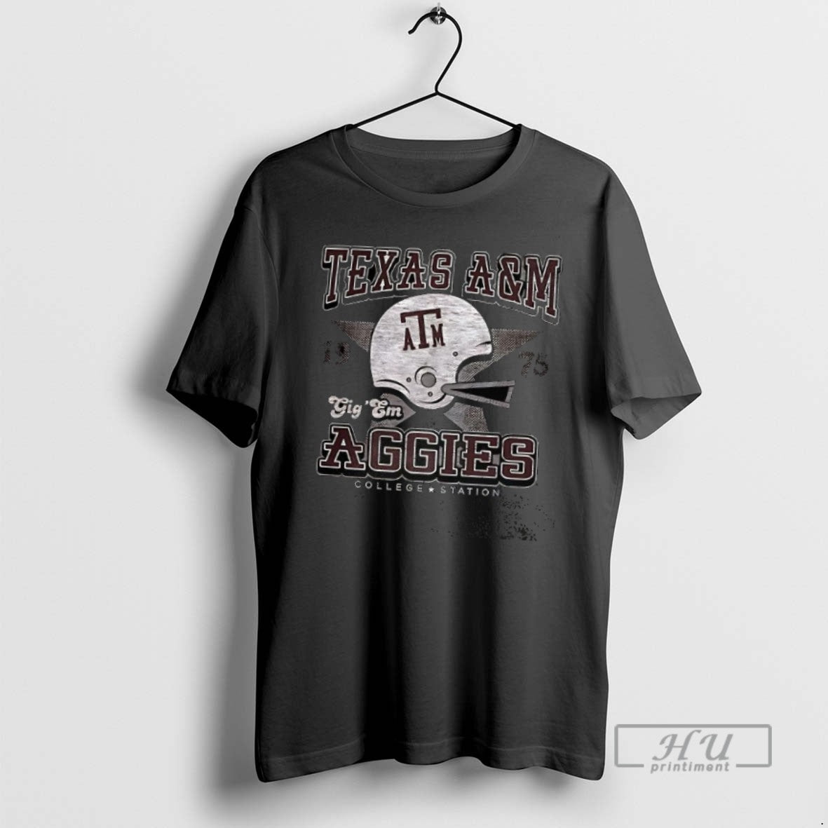 Officials Trending Texas Am Aggies Football 1970s Gigem Vintage T Shirt