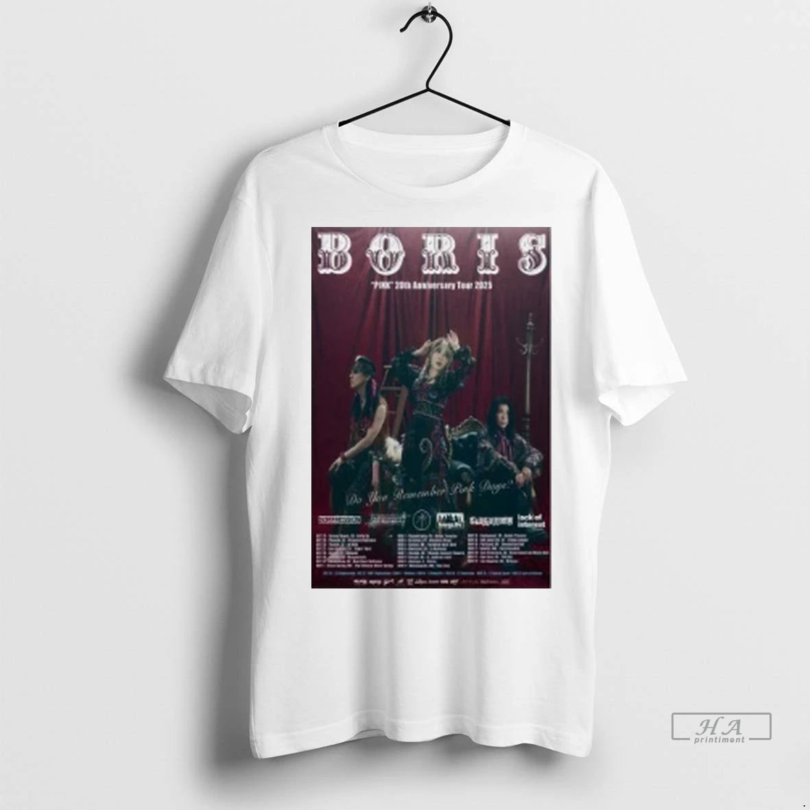 Officials Trendy Boris Pink 20th Anniversary Tour 2025 New Shirt Sweater