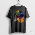 Officials Trendy Controll All The Things Video Game Controller Melted Shirt Sweater