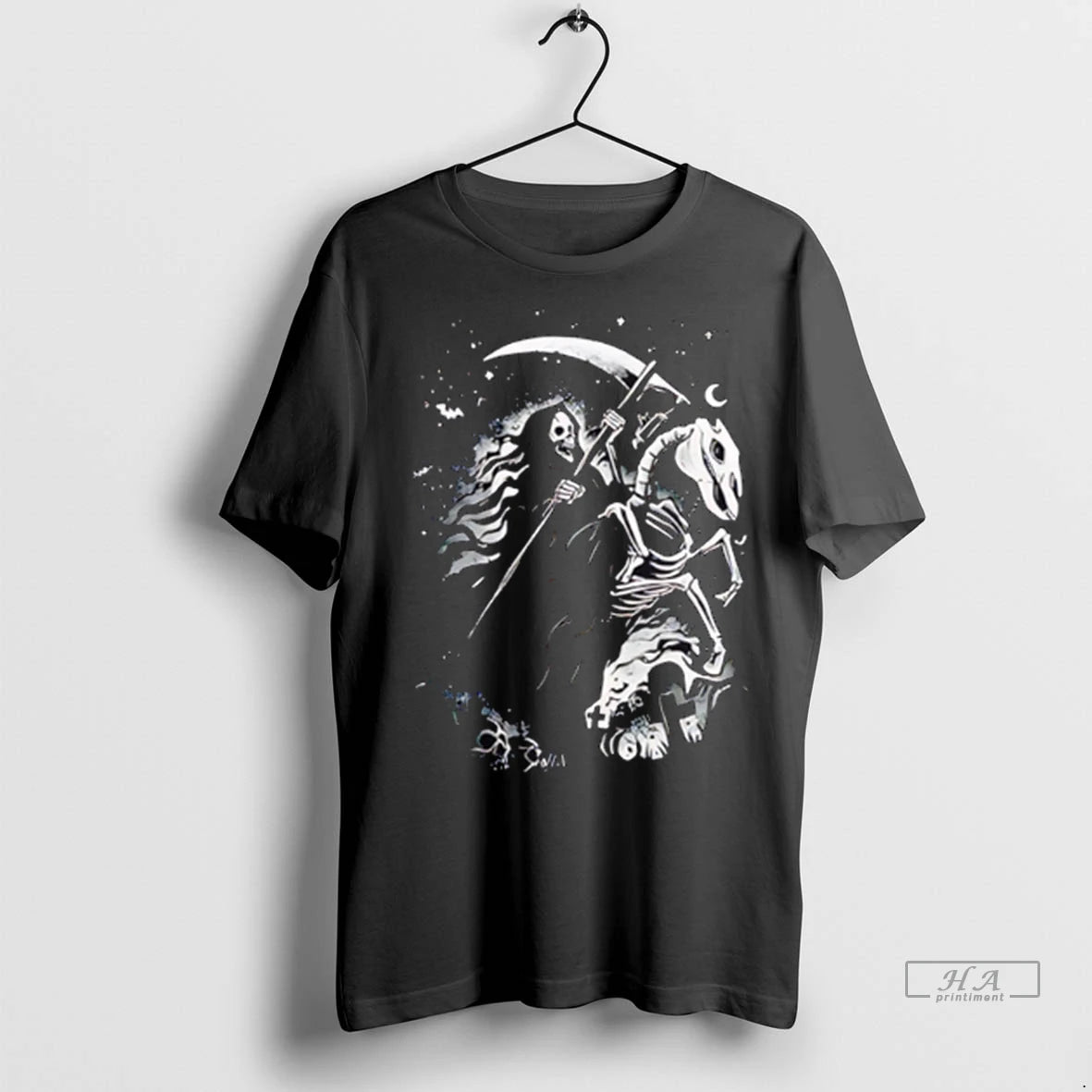 Officials Trendy Death Rider Horse Skull Halloween Shirt Sweater