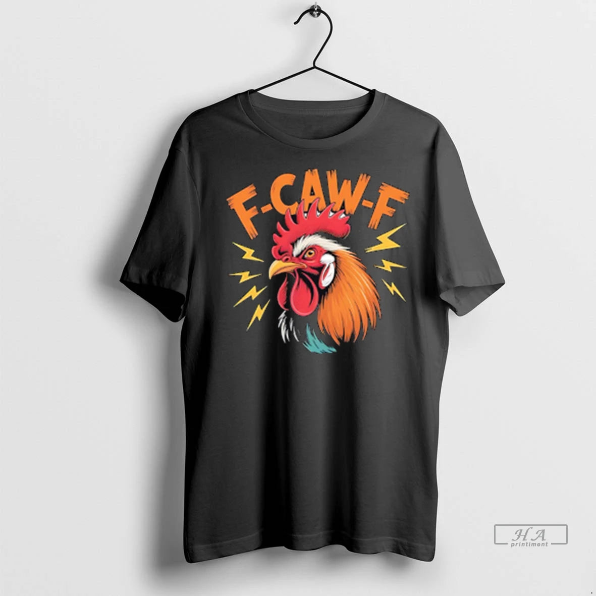 Officials Trendy F Caw F Funny Humor Meme Rooster Slogan Shirt Sweater