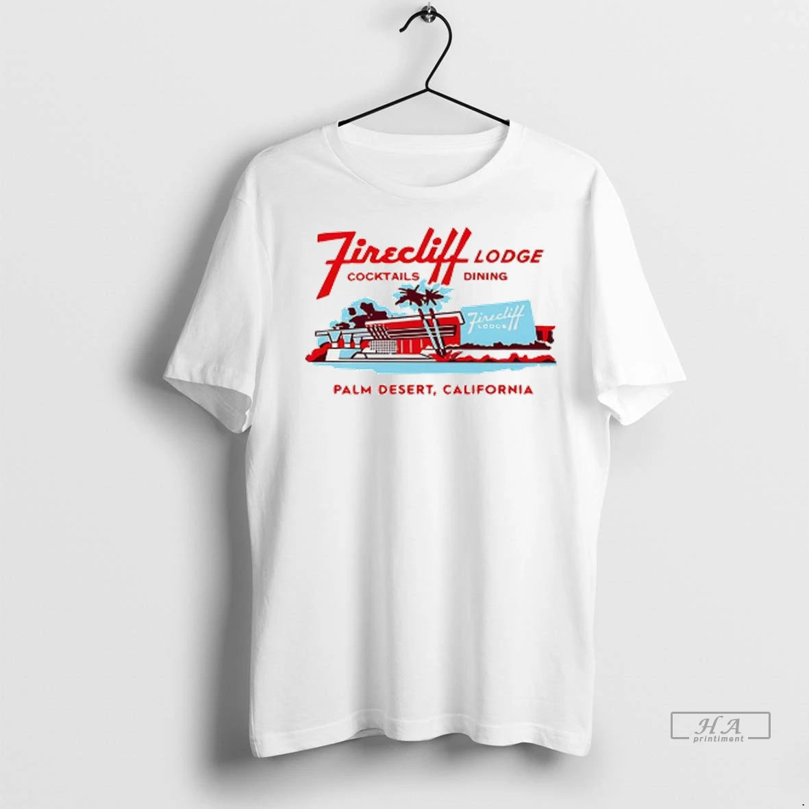 Officials Trendy Firecliff Lodge Hotel Vintage Greater Palm Springs California Shirt Sweater
