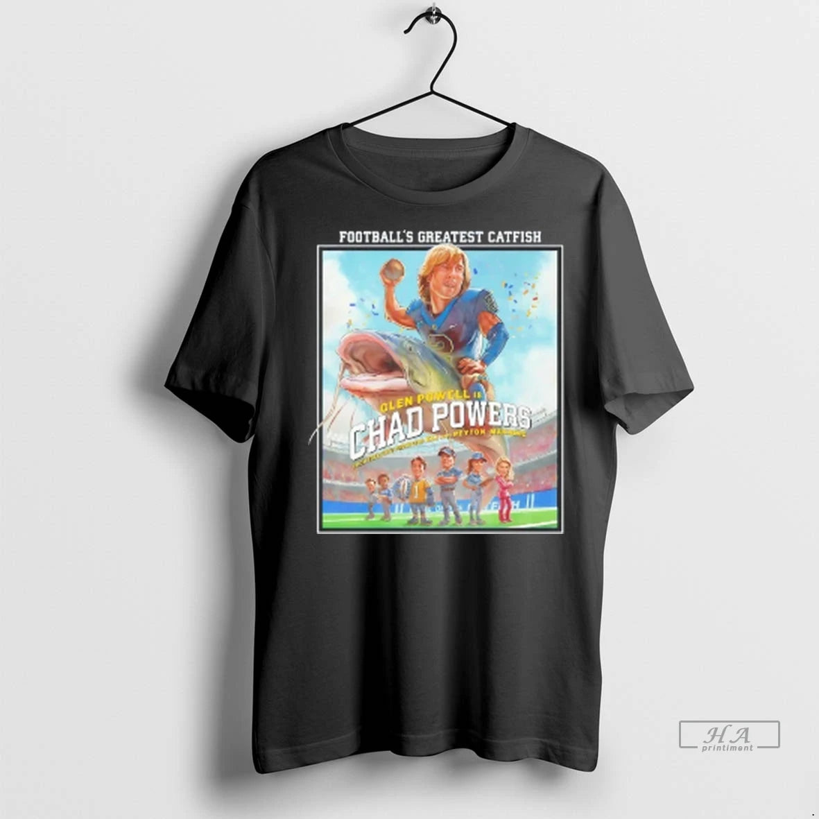 Officials Trendy Glen Powell Is Chad Powers Footballs Greatest Catfish Shirt Sweater