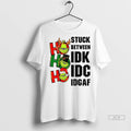 Officials Trendy Grinch Stuck Between Idk Idc Idgaf Christmas Shirt Sweater