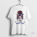 Officials Trendy I Am Aunt Tifa Funny Girl Usa Flag Gift Ladies Shirt Sweater