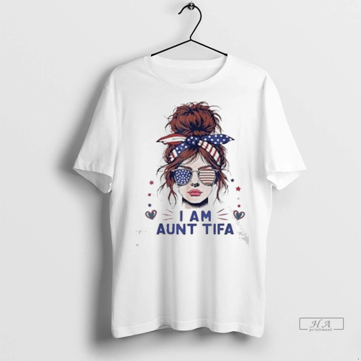 Officials Trendy I Am Aunt Tifa Funny Girl Usa Flag Gift Ladies Shirt Sweater