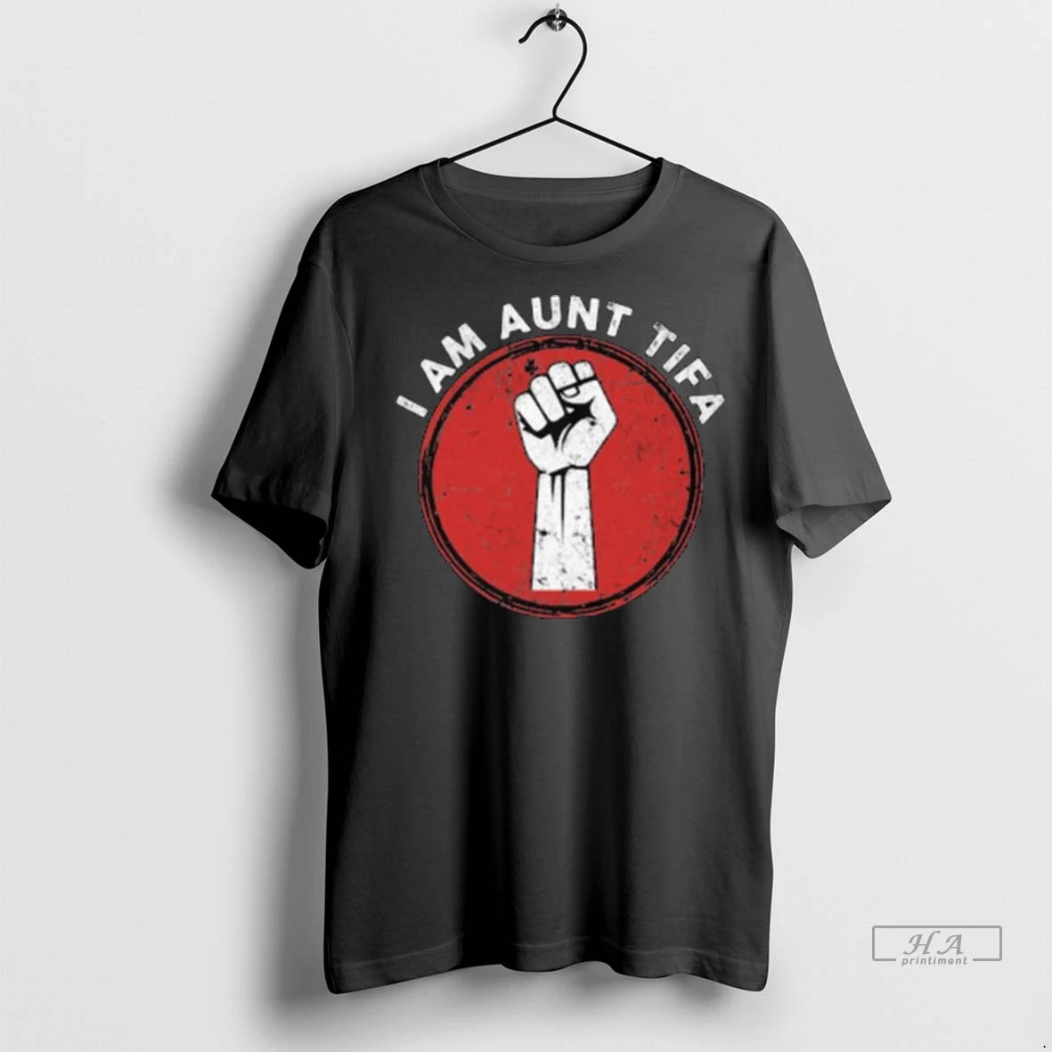 Officials Trendy I Am Aunt Tifa Raised Fist Long Sleve Shirt Sweater