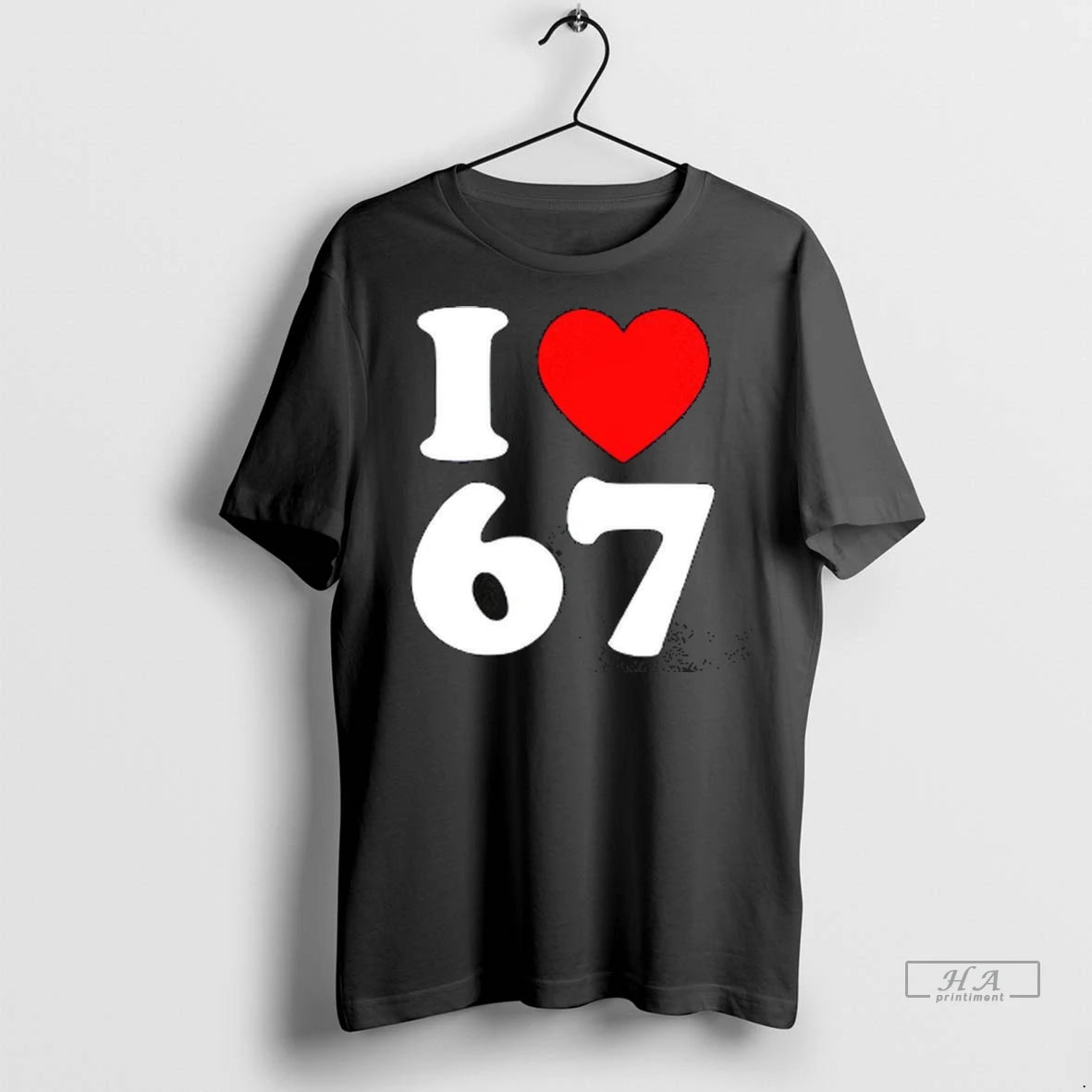 Officials Trendy I Love 67 Heart Shirt Sweater