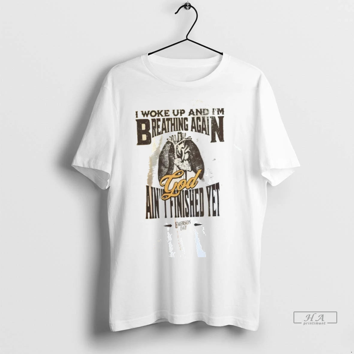 Officials Trendy I Woke Up And Im Breathing Again God Aint Finished Yet Shirt Sweater