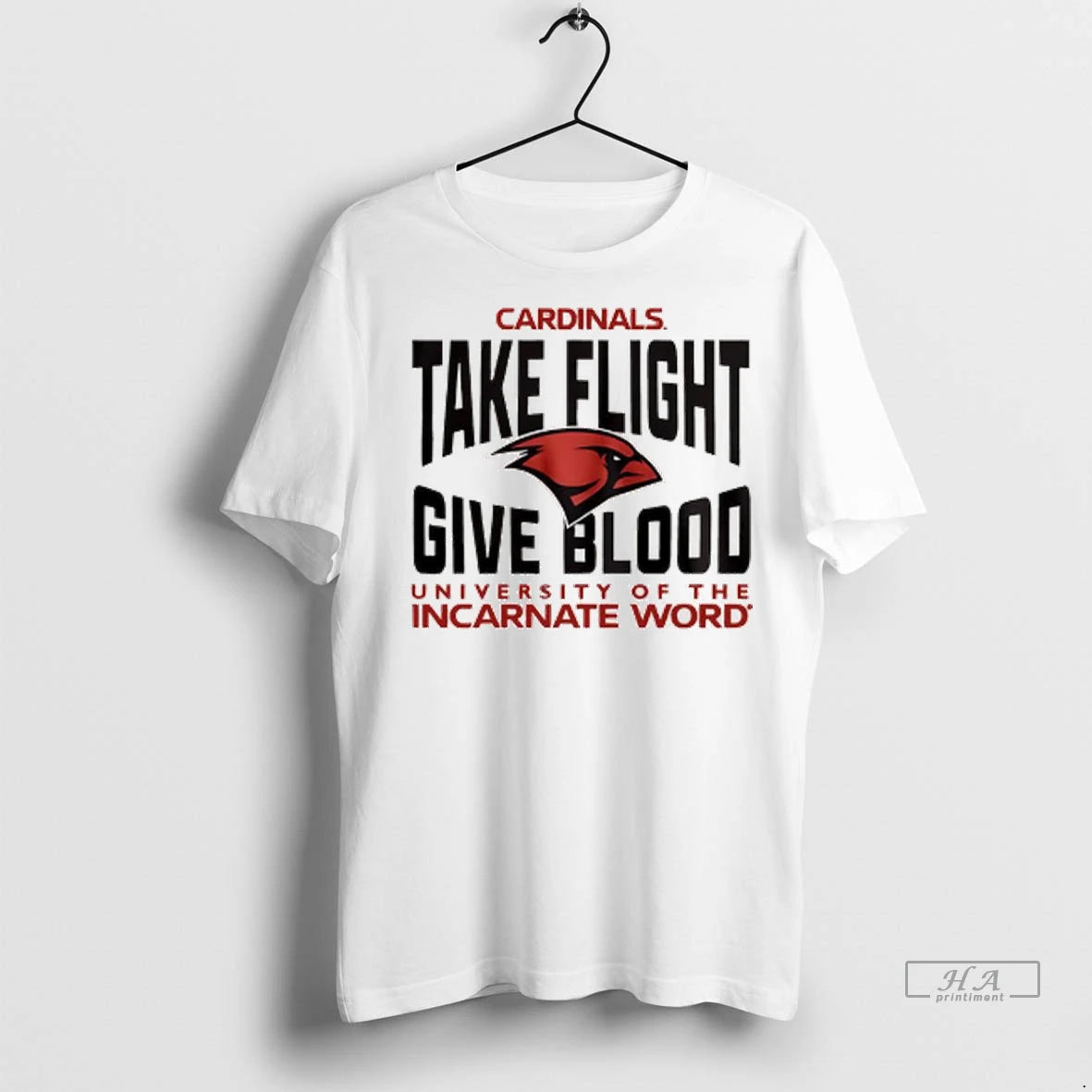 Officials Trendy Incarnate Word University Cardinals Take Flight Give Blood Mascot Shirt Sweater