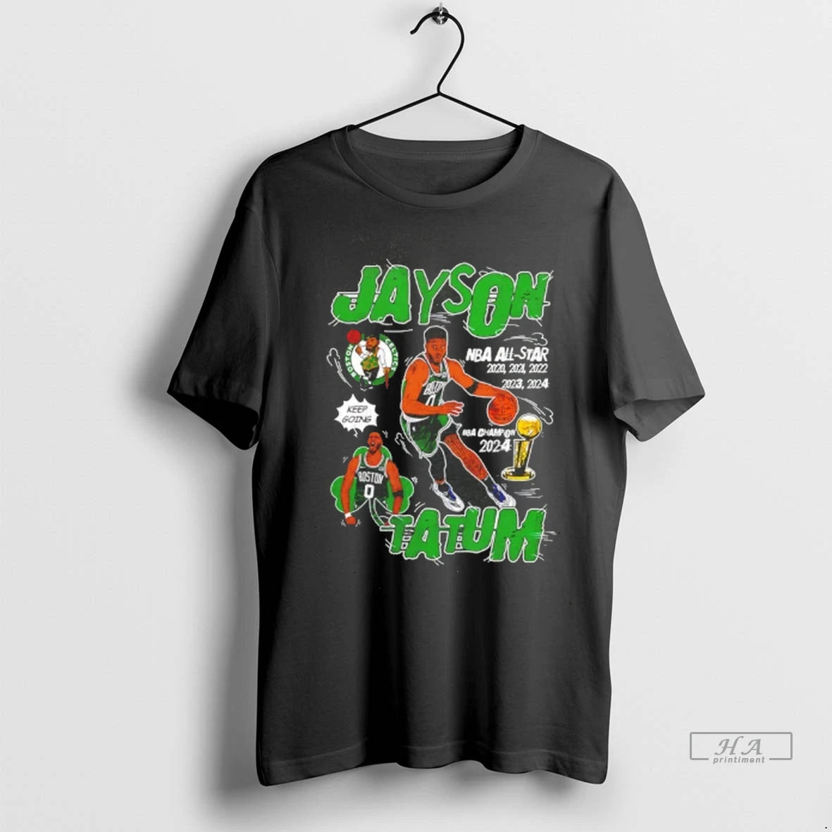 Officials Trendy Jayson Tatum Boston Celtics Tatums Awards Comic Tee Shirt Sweater