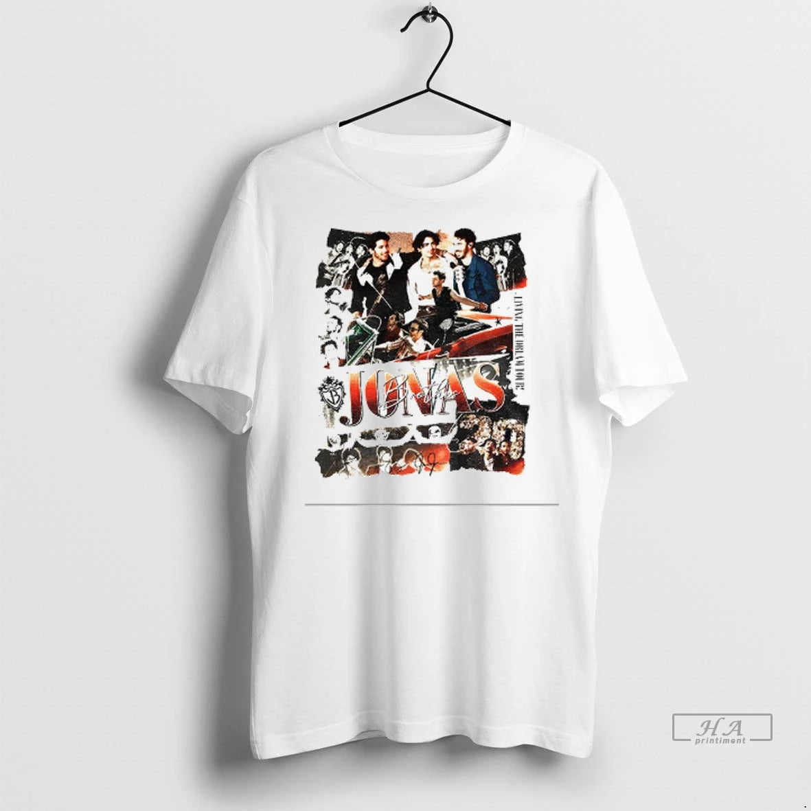 Officials Trendy Jonas Brothers 20th Anniversary Vintage Living The Dream Tour Shirt Sweater