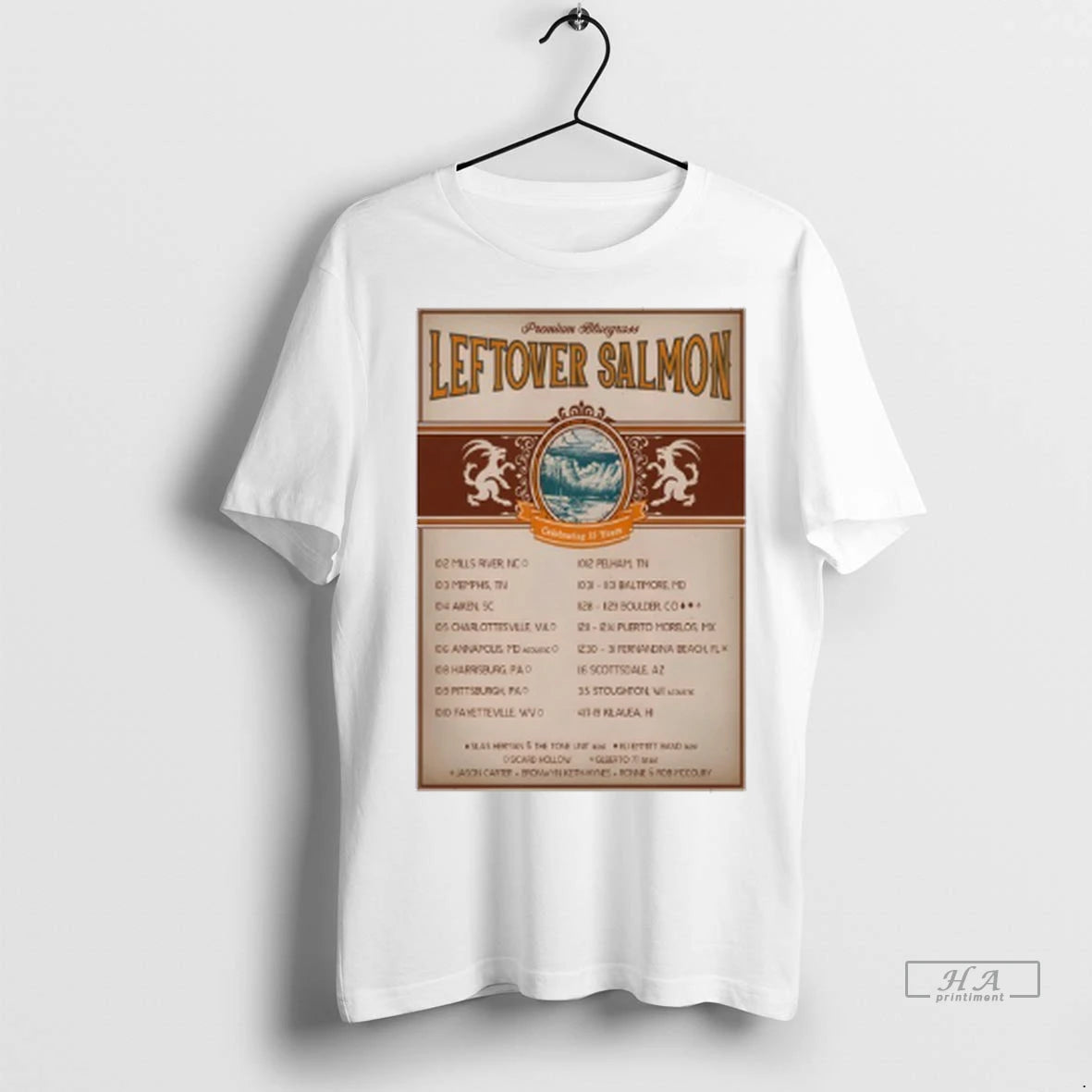 Officials Trendy Leftover Salmon Celebrating 35 Years Shirt Sweater