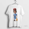 Officials Trendy Mike Schmidt Caricature Philadelphia Phillies Goat Shirt Sweater