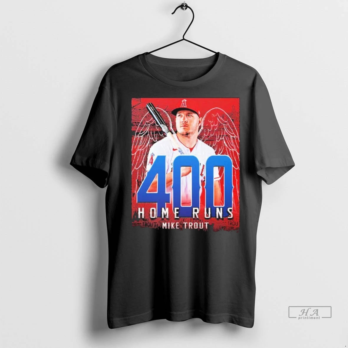 Officials Trendy Mike Trout Named To Reach 400 Career Home Runs Shirt Sweater