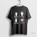 Officials Trendy Nothing Beats Astros Hands Rock Beats Scissors Paper Beat Rock Tee Shirt Sweater