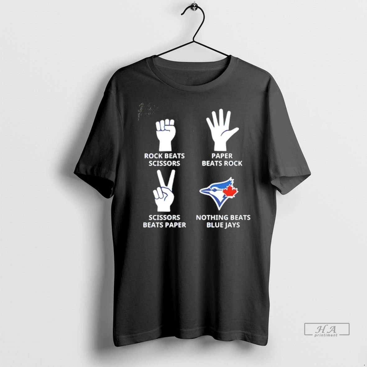 Officials Trendy Nothing Beats Blue Jays Hands Rock Beats Scissors Paper Beat Rock