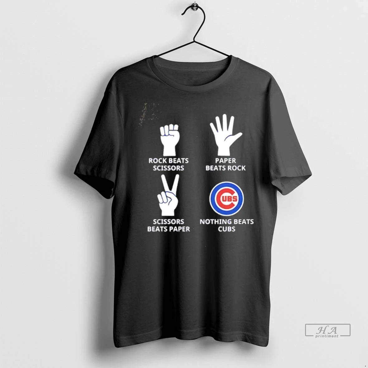 Officials Trendy Nothing Beats Cubs Hands Rock Beats Scissors Paper Beat Rock Tee Shirt Sweater