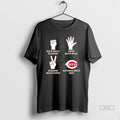Officials Trendy Nothing Beats Reds Hands Rock Beats Scissors Paper Beat Rock Tee Shirt Sweater