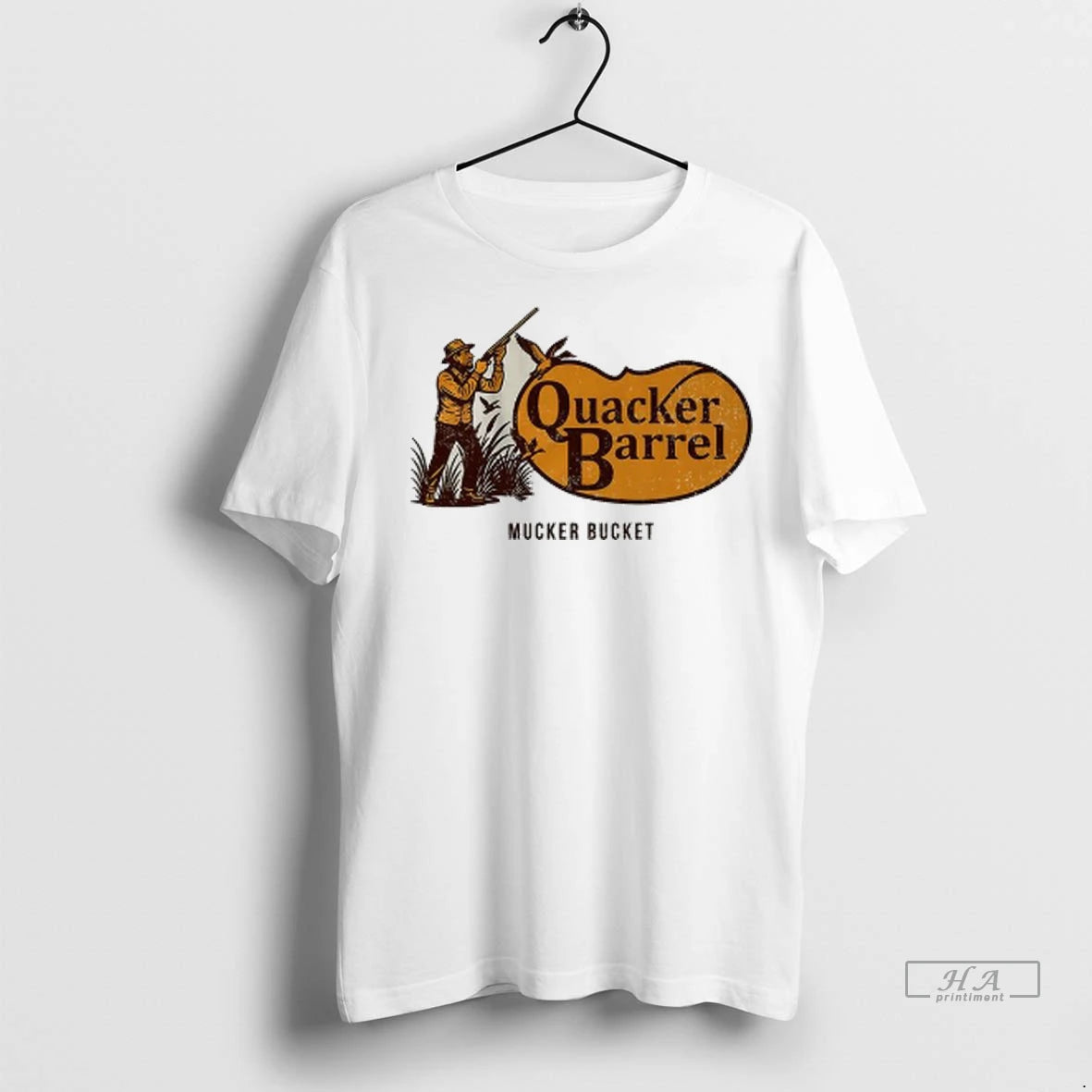 Officials Trendy Quacker Barrel Mucker Bucket Cracker Barrel Logo Parody Shirt Sweater