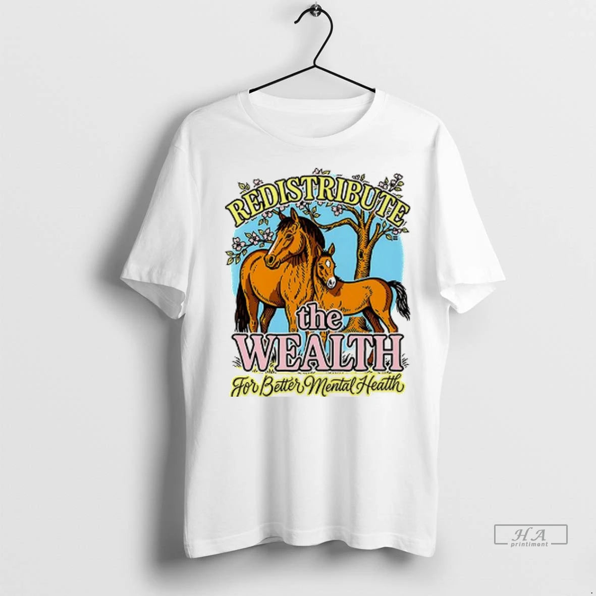 Officials Trendy Redistribute The Wealth For Better Mental Health Horse Shirt Sweater