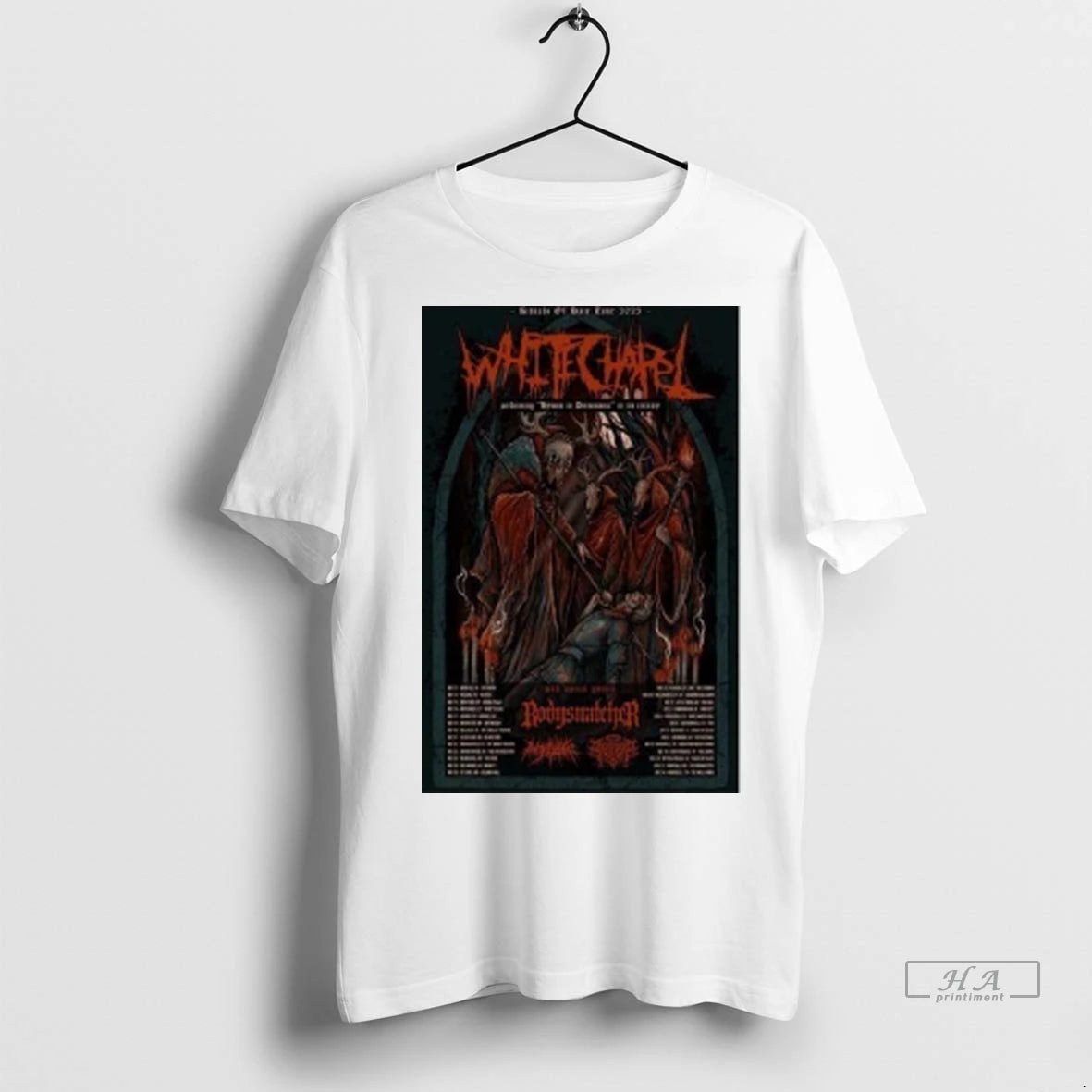 Officials Trendy Rituals Of Hate Tour Whitechapel 2025 Shirt Sweater