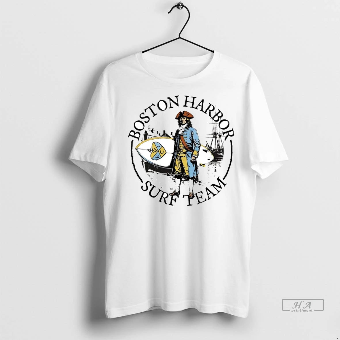 Officials Trendy Sam Adams Boston Harbor Surf Team Shirt Sweater