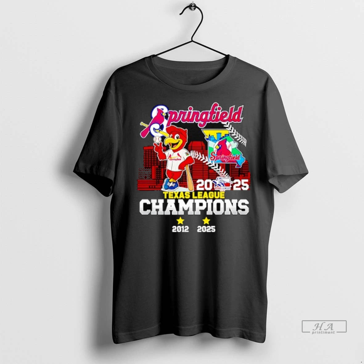 Officials Trendy Springfield Cardinals Mascot Texas League Champions 2025 Shirt Sweater