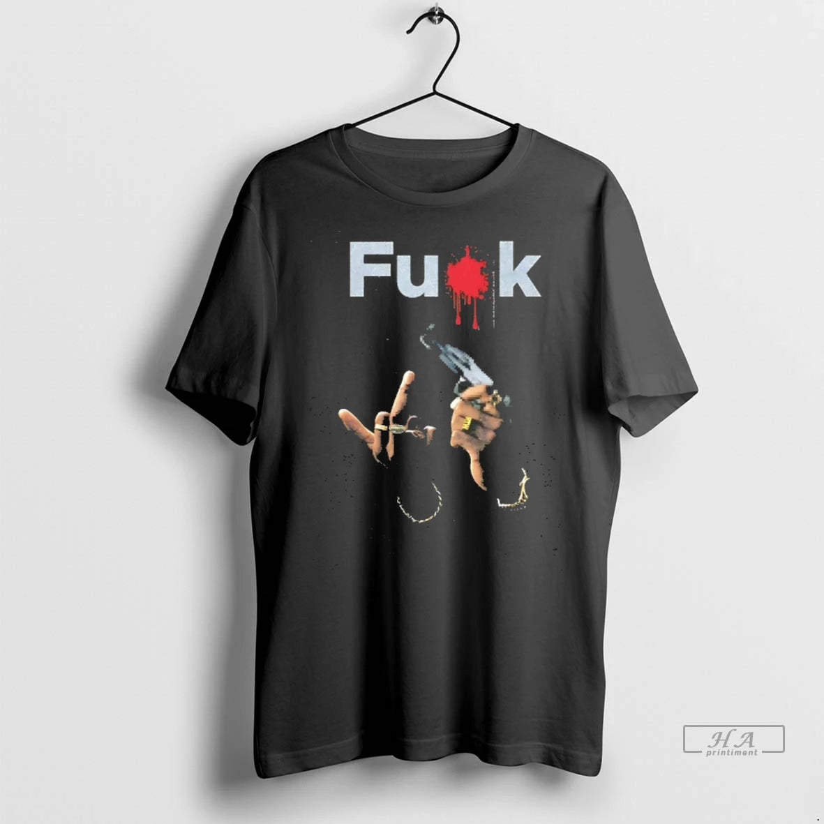 Officials Trendy Street Style Fuck Middle Finger Tee Shirt Sweater