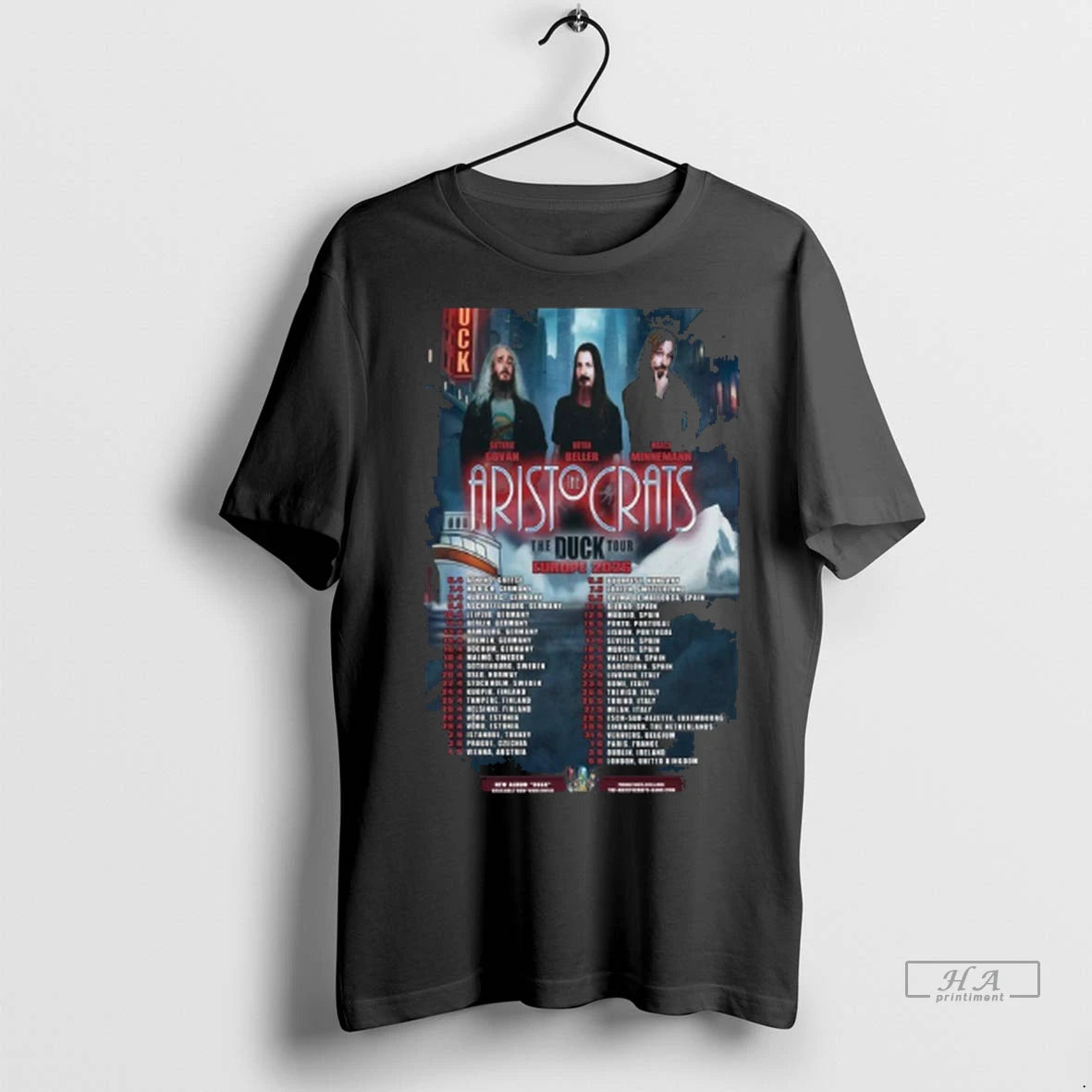 Officials Trendy The Aristocrats The Duck Tour Europe 2026 Dates Shirt Sweater