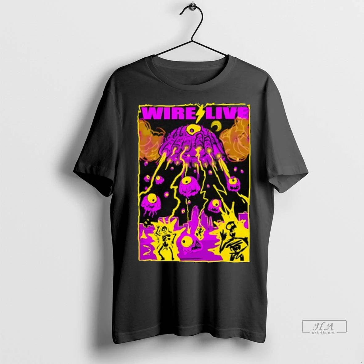 Officials Trendy Wire Live Ufo City Skyine Shirt Sweater