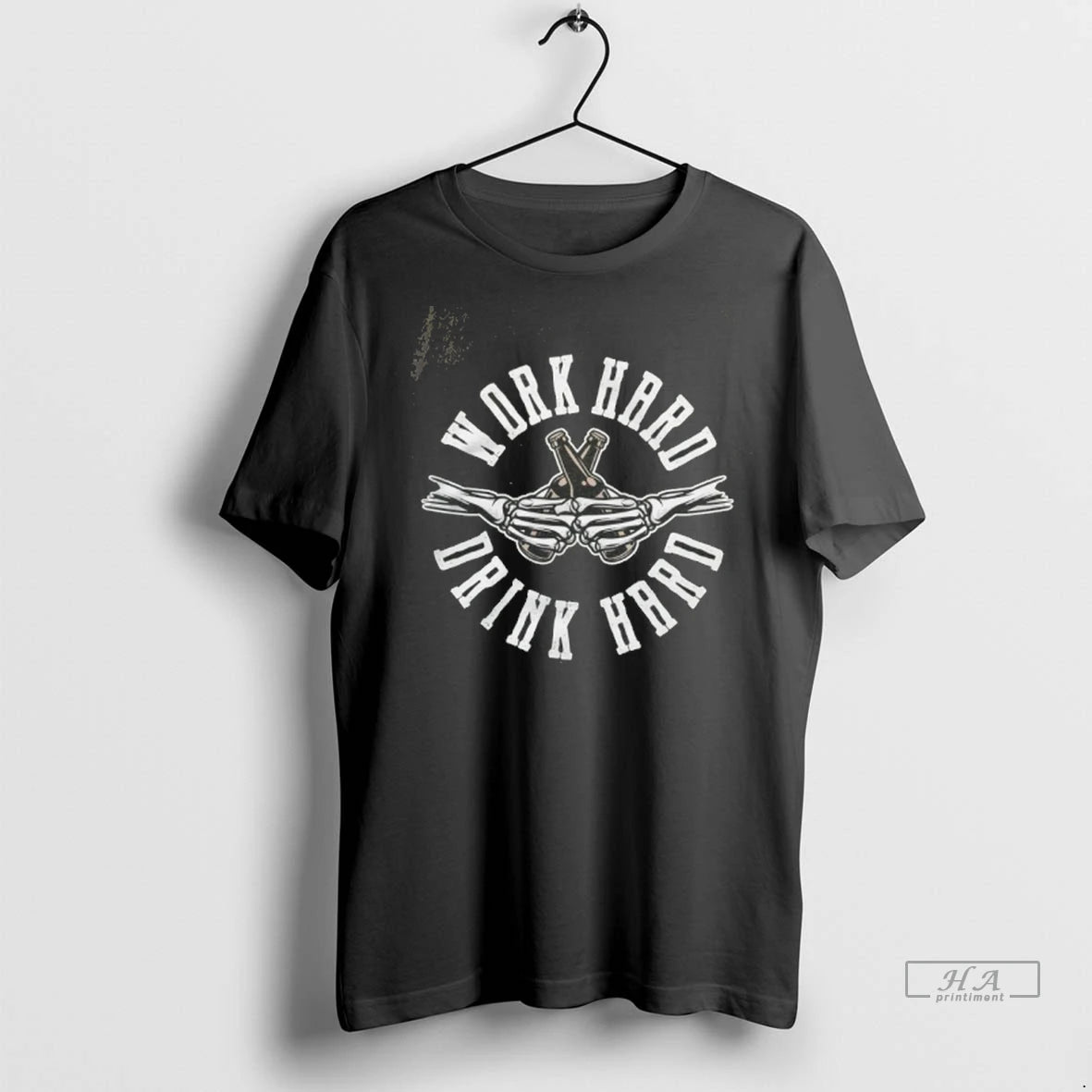 Officials Trendy Work Hard Drink Hard Tee Shirt Sweater