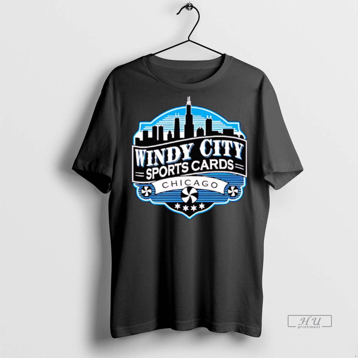 Officials Windy City Sports Cards Chicago T Shirt Sweater