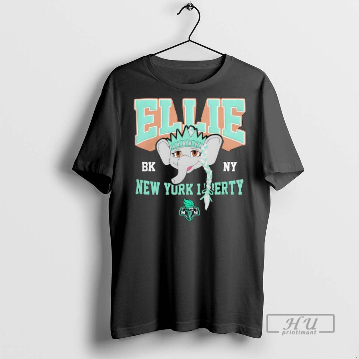 Officials Wnba New York Liberty Ellie Most Valuable Mascot T Shirt