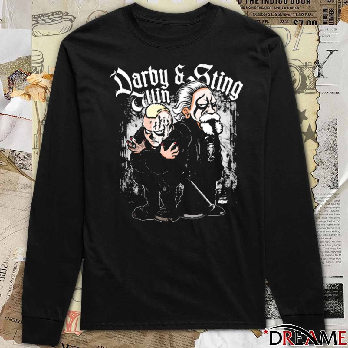 Offiicial Darby Allin and Sting Brothers in Paint AEW 2025 t-shirt