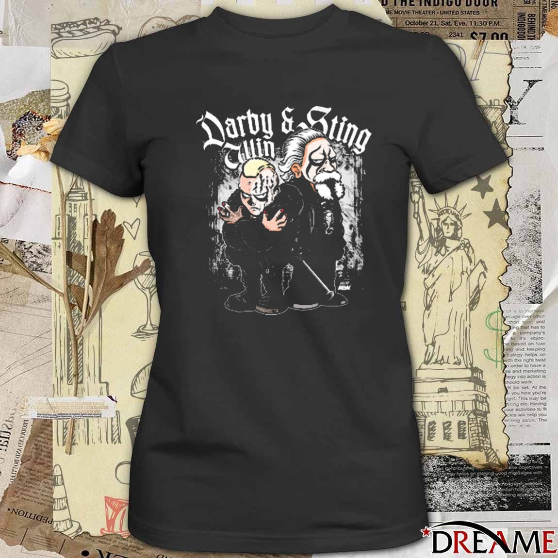 Offiicial Darby Allin and Sting Brothers in Paint AEW 2025 t-shirt