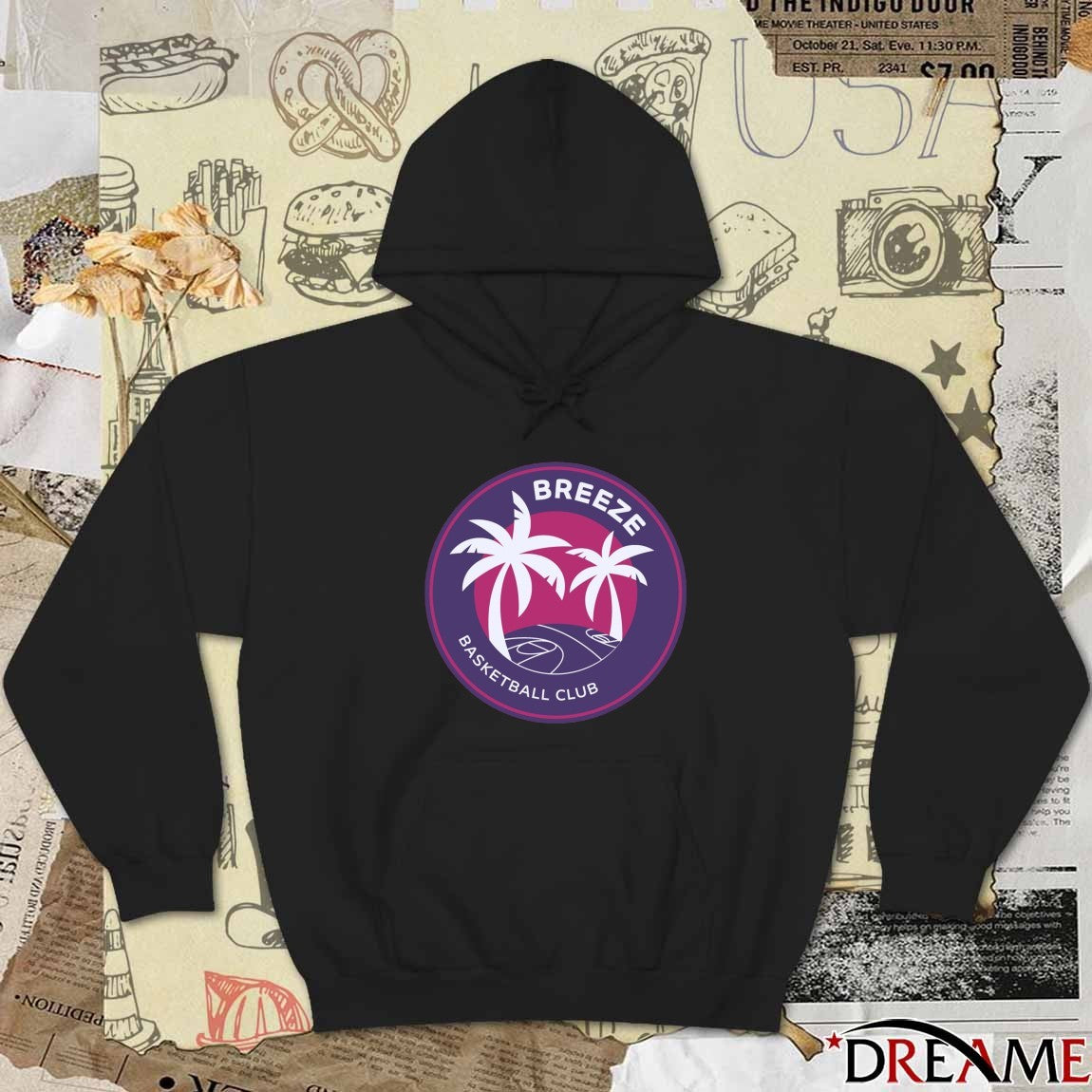 Offiicial Paige Bueckers The Breeze Basketball Club In Unrivaled Season 2 logo t-shirt
