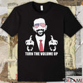 Offiicial Zohran Mamdani Turn The Volume Up NYC Portrait t-shirt