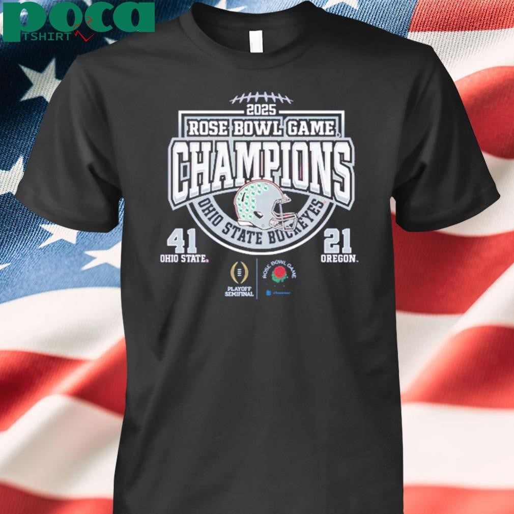 Ohio State 41 21 Oregon Playoff Quarterfinal 2025 New T-Shirt