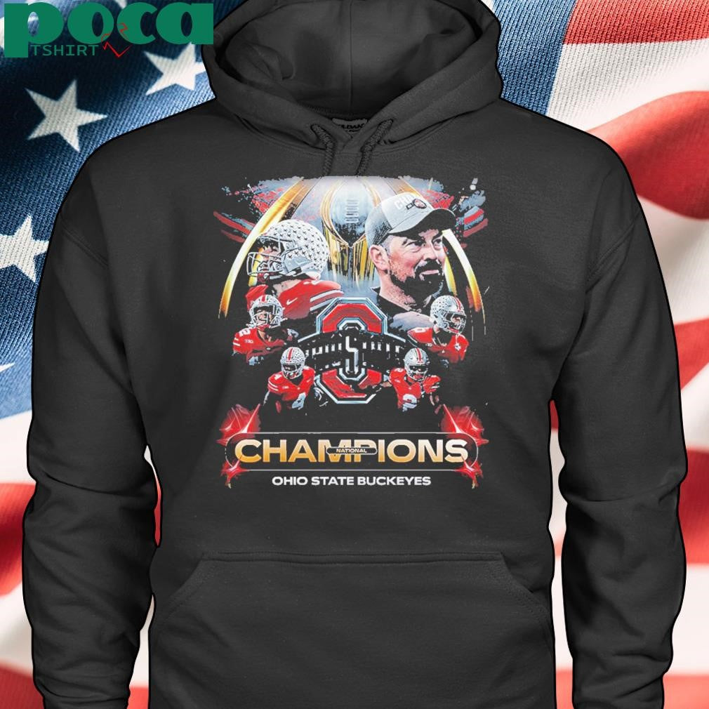 Ohio State National Champions Flag 2024-2025 College Football Playoff National Champions Unisex T-Shirt