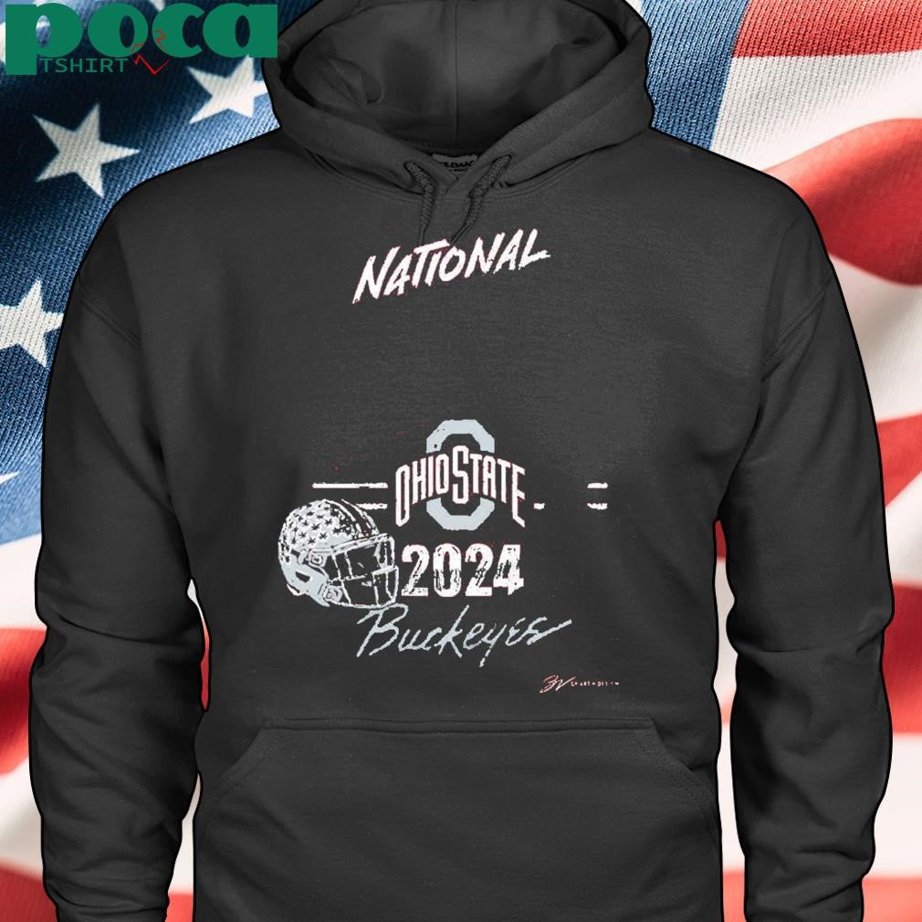 Ohio State National Champs 2024 Flag 2024-2025 College Football Playoff National Champions Unisex T-Shirt