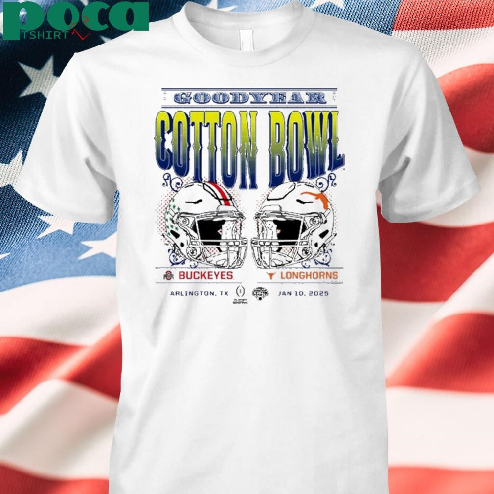 Ohio State vs Longhorns Jan 10, 2025 Arlington TX Playoff Semifinal New T-Shirt