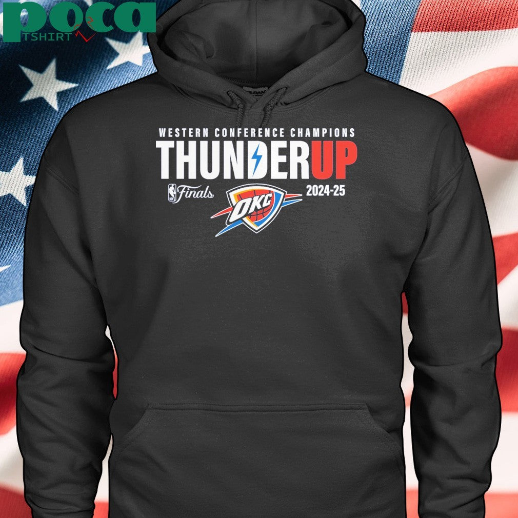 Oklahoma City Thunder 2025 Western Conference Champions Hometown Collection T-Shirt