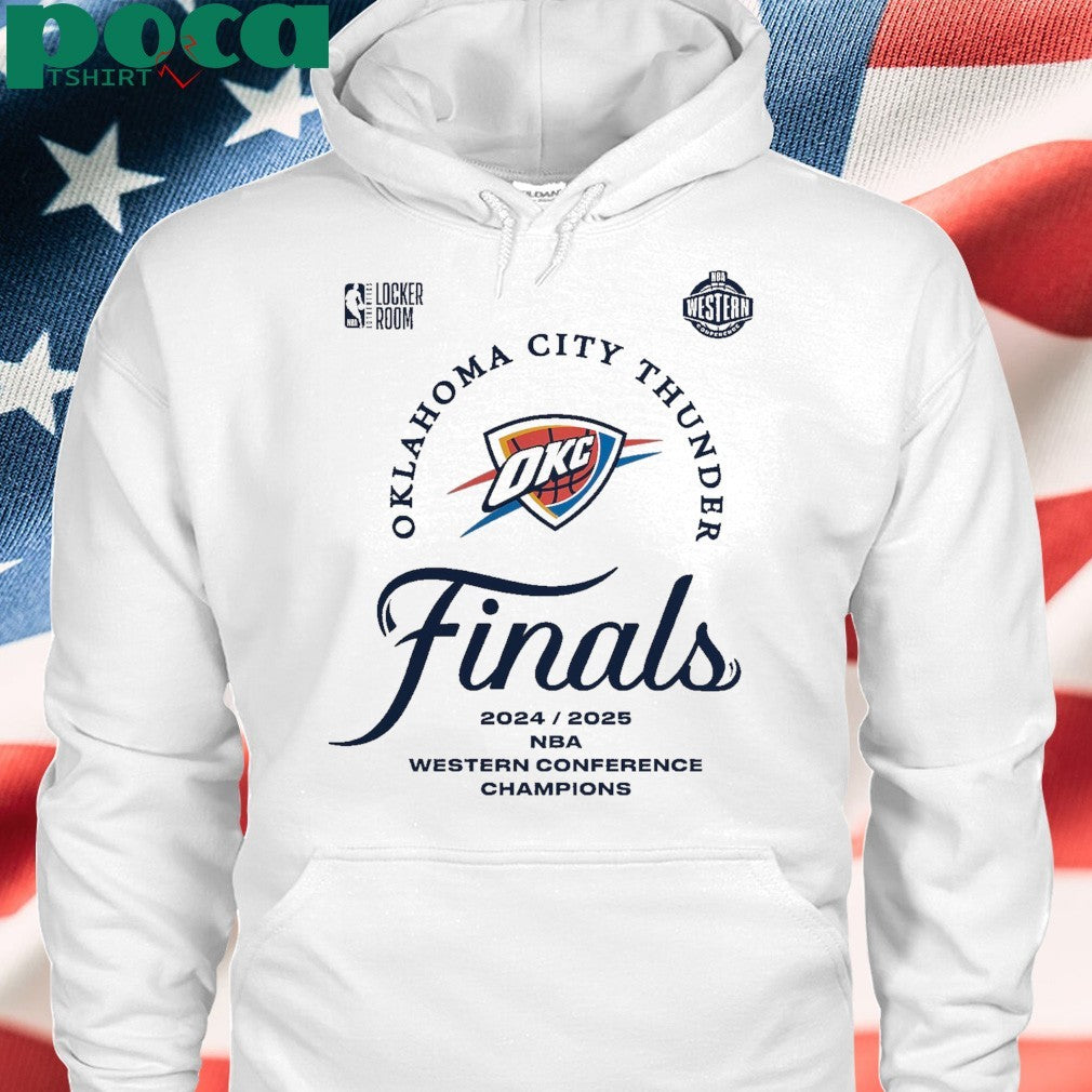 Oklahoma City Thunder 2025 Western Conference Champions Locker Room Big & Tall Backcourt Violation T-Shirt