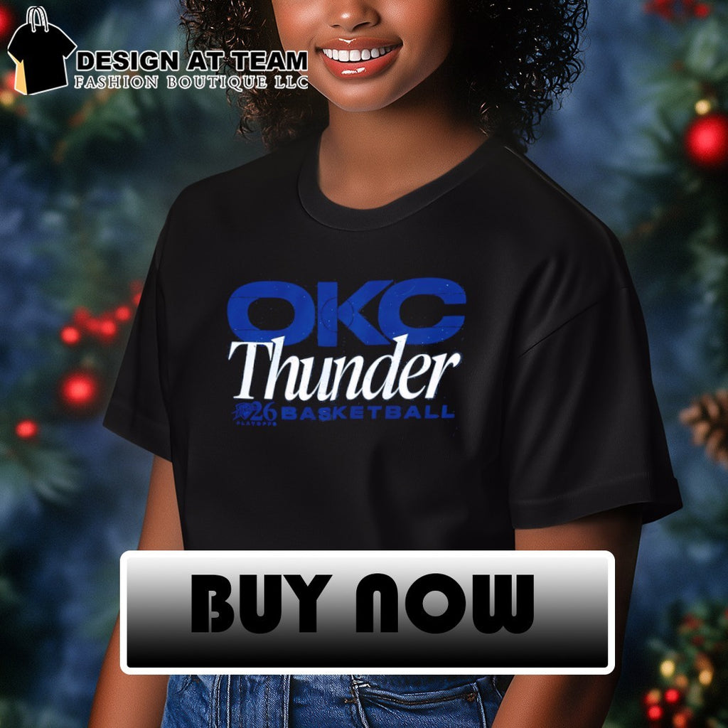 Oklahoma City Thunder Basketball Playoffs 2026 logo shirt