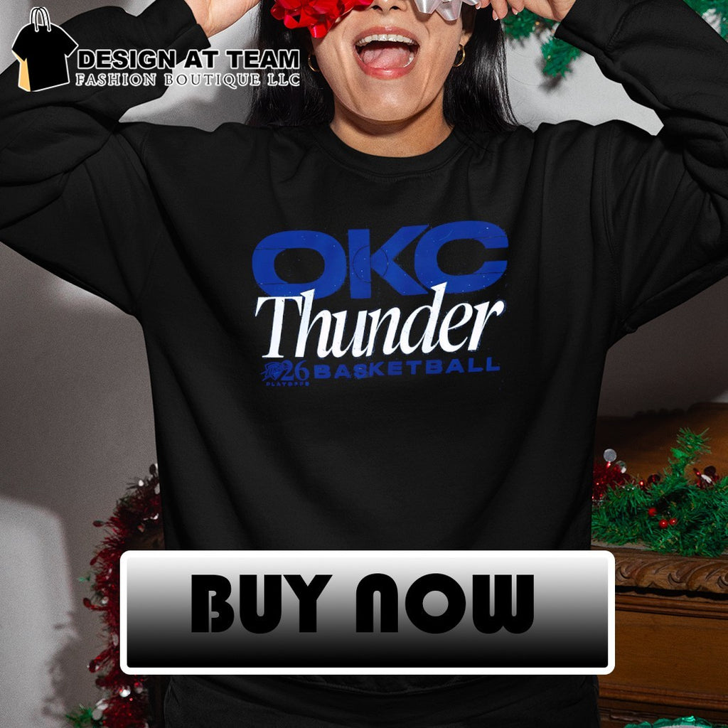 Oklahoma City Thunder Basketball Playoffs 2026 logo shirt