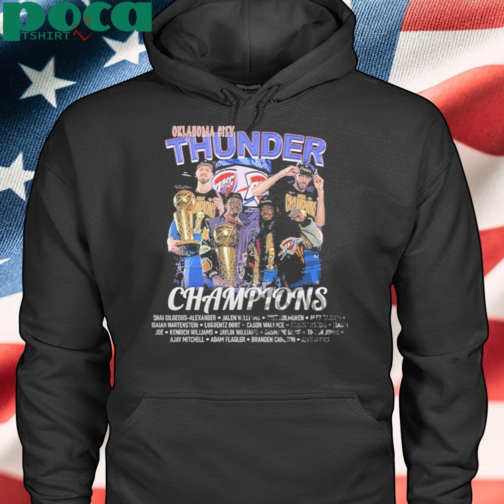 Oklahoma City Thunder OKC 2025 NBA Finals Champions Commemorative Shirt