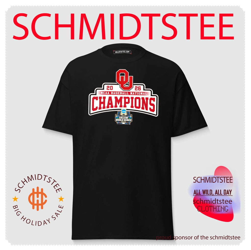 Oklahoma Sonners 2026 NCAA Baseball National Champions logo shirt