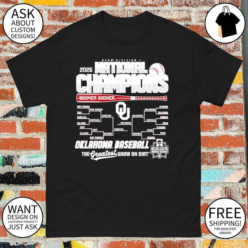 Oklahoma Sooners 2026 National Champions Boomer Sooner NCAA Baseball World Series shirt