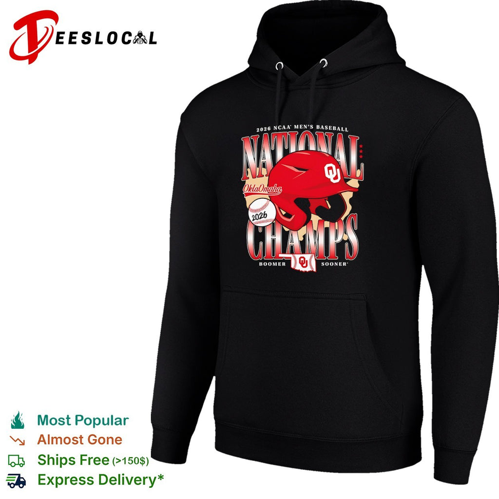 Oklahoma Sooners 2026 national champs baseball shirt